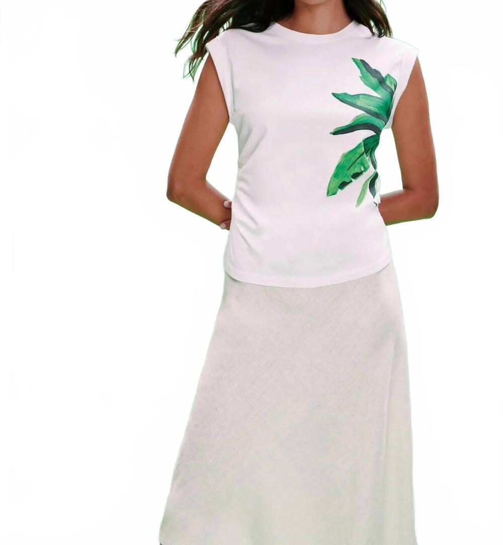 NEW SANCTUARY palmetta muscle tank top in white